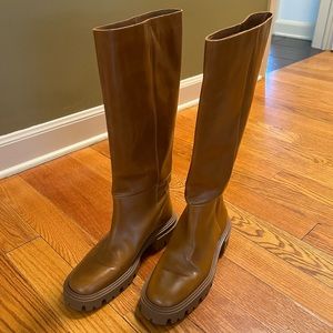 Zara chunky tall boots